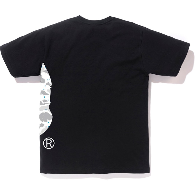 Order Bape Space Camo Side Big Ape Baju-T Hitam