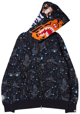 BAPE Space Camo Tiger Full Zip Hoodie Black Buy BAPE Space Camo Tiger Full Zip Hoodie Black