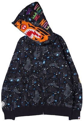 BAPE Space Camo Tiger Full Zip Hoodie Black Order BAPE Space Camo Tiger Full Zip Hoodie Black