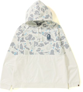 Bape Space Camo Wide Side Zip Pullover Hoodie Putih Buy Bape Space Camo Wide Side Zip Pullover Hoodie Putih