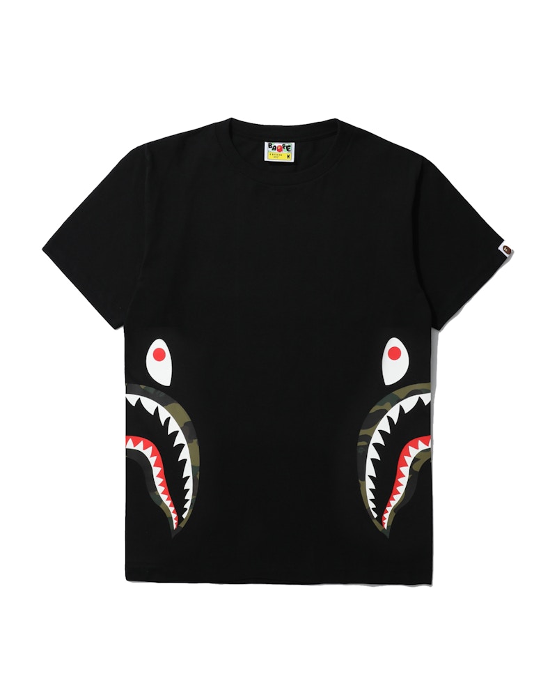 Bape SS19 1st Camo Shark Tee Green