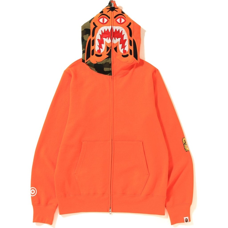 Buy Bape SS19 Tiger Full Zip Hoodie Oren