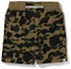 Order BAPE SS22 Celana Pendek Camo 1st Pinggang Elastis Motif Loreng. 1I30-153-015