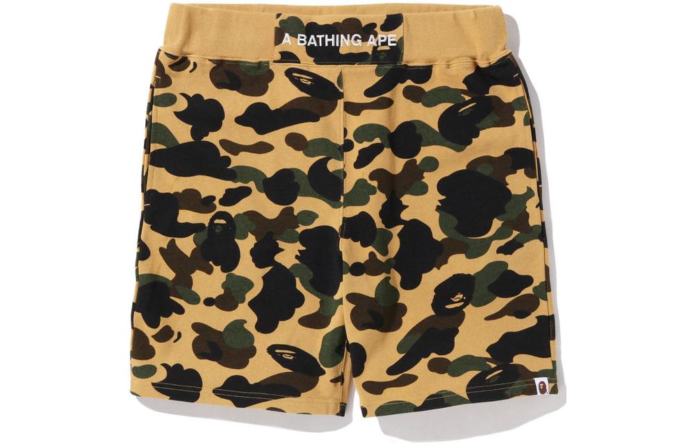 BAPE SS22 1st Camo Sweat Shorts  Elastic Waistband Camouflage Print. 1I30-153-015 圖 4