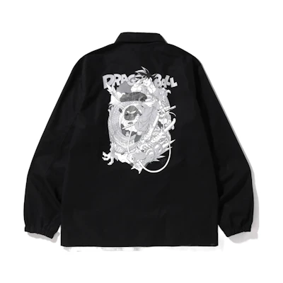 BAPE SS22 Black Long-Sleeve Jacket with Back Print. DBJACKET#1