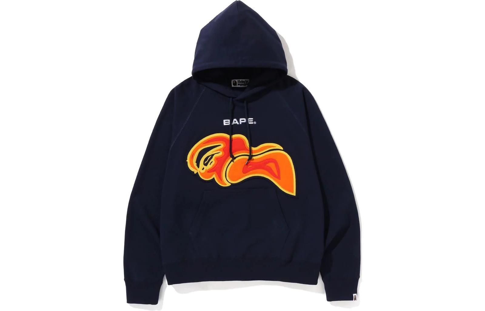 BAPE SS22  Logo Printed Pullover Hoodie. 1J30-114-008