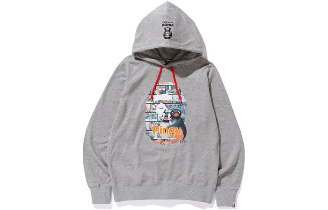 BAPE SS22 Ape Head Logo Print Pullover Hoodie 0ZXSWM114912E