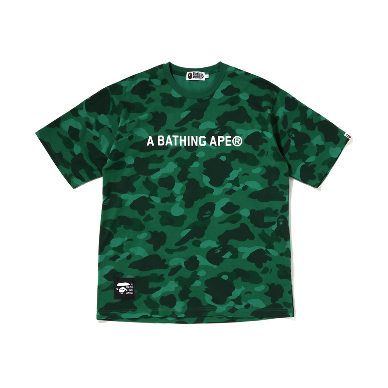 BAPE SS22 Camo Letter Logo Print Crewneck T-Shirt 0ZXTEM109010I