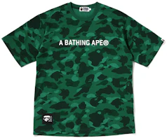 BAPE SS22 Camo Letter Logo Print Crewneck T-Shirt 0ZXTEM109010I BAPE SS22 Camo Letter Logo Print Crewneck T-Shirt 0ZXTEM109010I