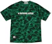 Buy BAPE SS22 迷彩字母標誌印花圓領T恤 0ZXTEM109010I