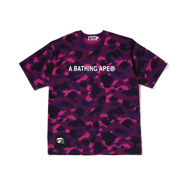 Lookbook BAPE SS22 迷彩字母標誌印花圓領T恤 0ZXTEM109010I