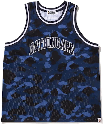 BAPE SS22 迷彩字母印花籃球背心。 1I30-108-019 Details for BAPE SS22 迷彩字母印花籃球背心。 1I30-108-019