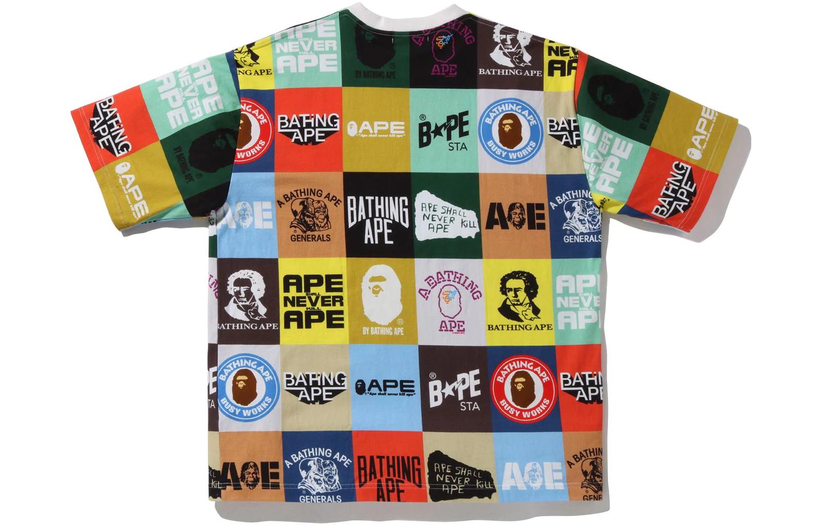 BAPE SS22 Classic Logo Relaxed Fit Tee Crewneck Checkered Short Sleeve - Mens 1I30-109-004 圖 3