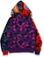 Lookbook BAPE SS22 Chaqueta Sudadera Camo Multicolor Hombre con Cremallera. 1I20-115-001