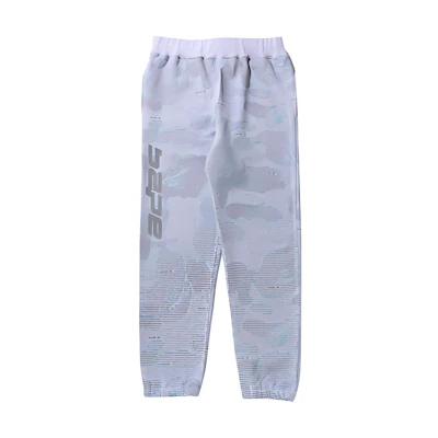 BAPE SS22 Glow-In-The-Dark Letter Print Code Graphic Track Pants Men’s. 1I30-152-013