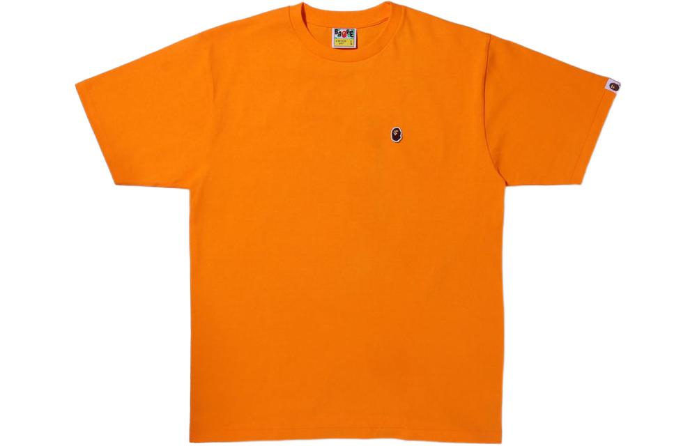 BAPE SS22 Solid Color Crewneck Short Sleeve T-Shirt . 1I30-110-004