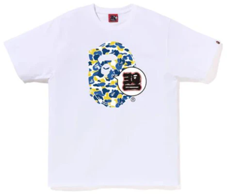 BAPE SS23 30周年上海限定迷彩猿人头白色T恤男女礼盒套装 1J22-110-054 Order BAPE SS23 30周年上海限定迷彩猿人头白色T恤男女礼盒套装 1J22-110-054