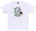 Order BAPE SS23 30周年上海限定迷彩猿人头白色T恤男女礼盒套装 1J22-110-054