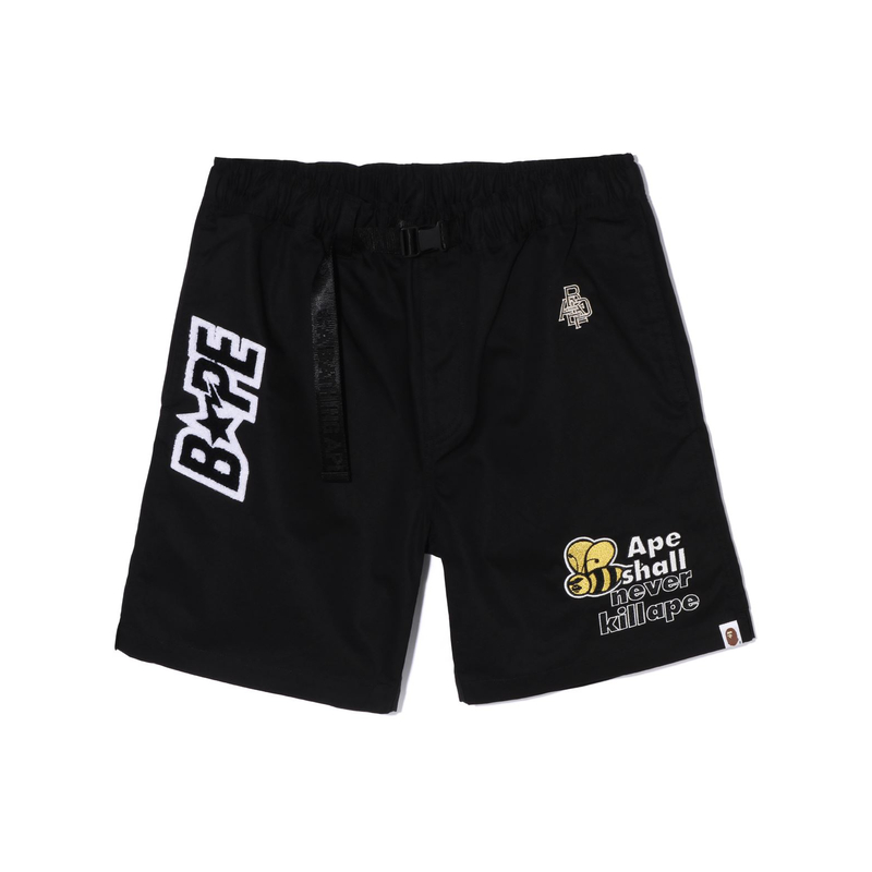 BAPE SS23  Bee Embroidery Logo Star Adjustable Waist Casual Shorts. 0ZXSPM153006K 圖 4