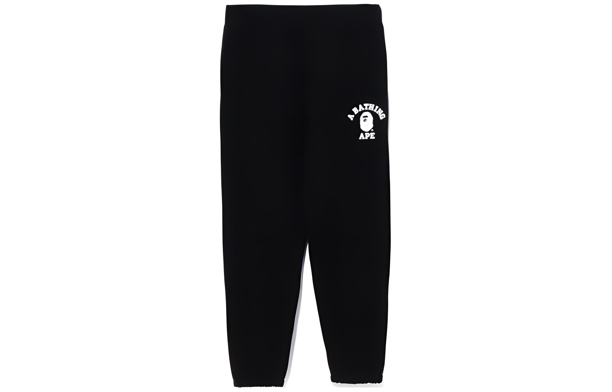 BAPE SS23  Solid Color Sweatpants with Letter Print Casual Wear. 0ZXPTM152017K