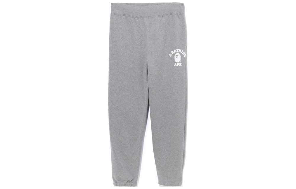 Shop BAPE SS23 字母印花休閒純色長褲 0ZXPTM152017K