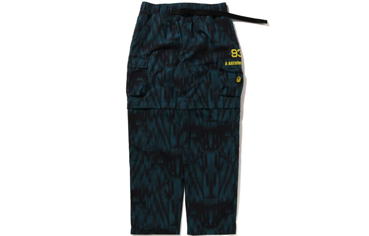 Shop BAPE SS23 直筒工裝褲附側邊口袋 1J30-152-003