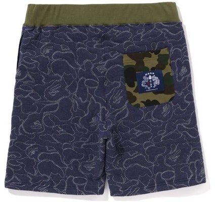 BAPE SS23 猿人迷彩拼接短褲 男士 - 迷彩 0ZXSPM153020K Lookbook BAPE SS23 猿人迷彩拼接短褲 男士 - 迷彩 0ZXSPM153020K