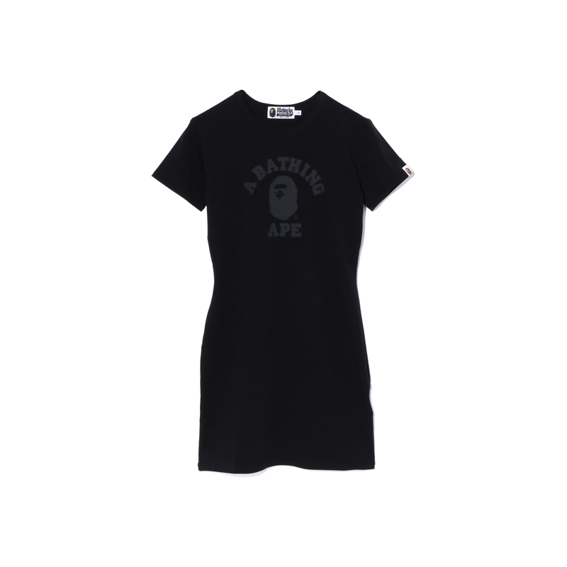 BAPE SS23 Ape Logo Letter Short Sleeve Dress 0ZXDSW235005K