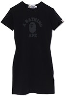 BAPE SS23 Ape Logo Letter Short Sleeve Dress 0ZXDSW235005K BAPE SS23 Ape Logo Letter Short Sleeve Dress 0ZXDSW235005K