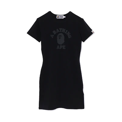 BAPE SS23 Ape Logo Letter Short Sleeve Dress 0ZXDSW235005K