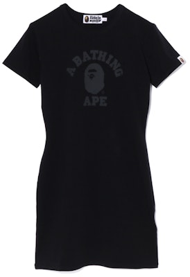 BAPE SS23 猿人標誌字母短袖連衣裙 0ZXDSW235005K Order BAPE SS23 猿人標誌字母短袖連衣裙 0ZXDSW235005K