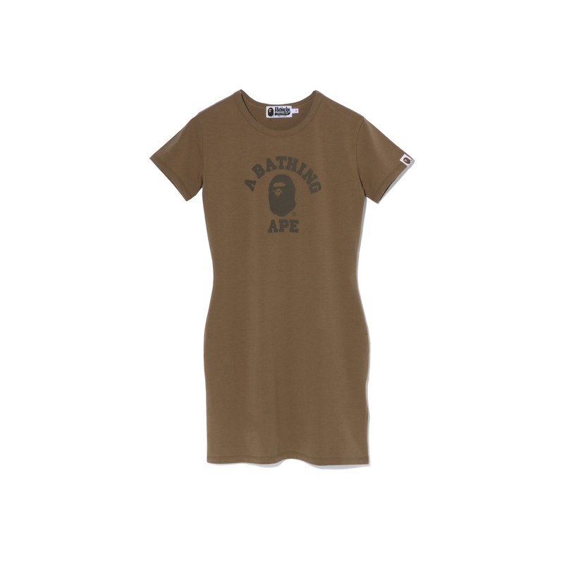 Lookbook BAPE SS23 猿人標誌字母短袖連衣裙 0ZXDSW235005K