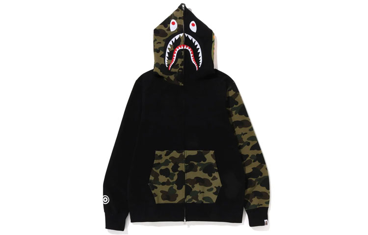 BAPE®︎ x XO 迷彩シャークフルジップパーカー (オレンジ) を購入