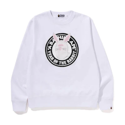 BAPE SS23 Cartoon Print Crewneck Pullover Long Sleeve T-Shirt . 1J20-113-001