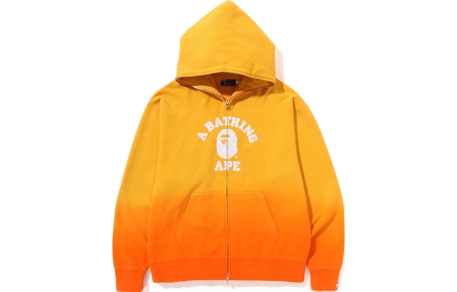 BAPE SS23 LEGACY Gradient Full-Zip Hoodie Jacket with Ape Print for Men. 1J30-115-004 圖 2