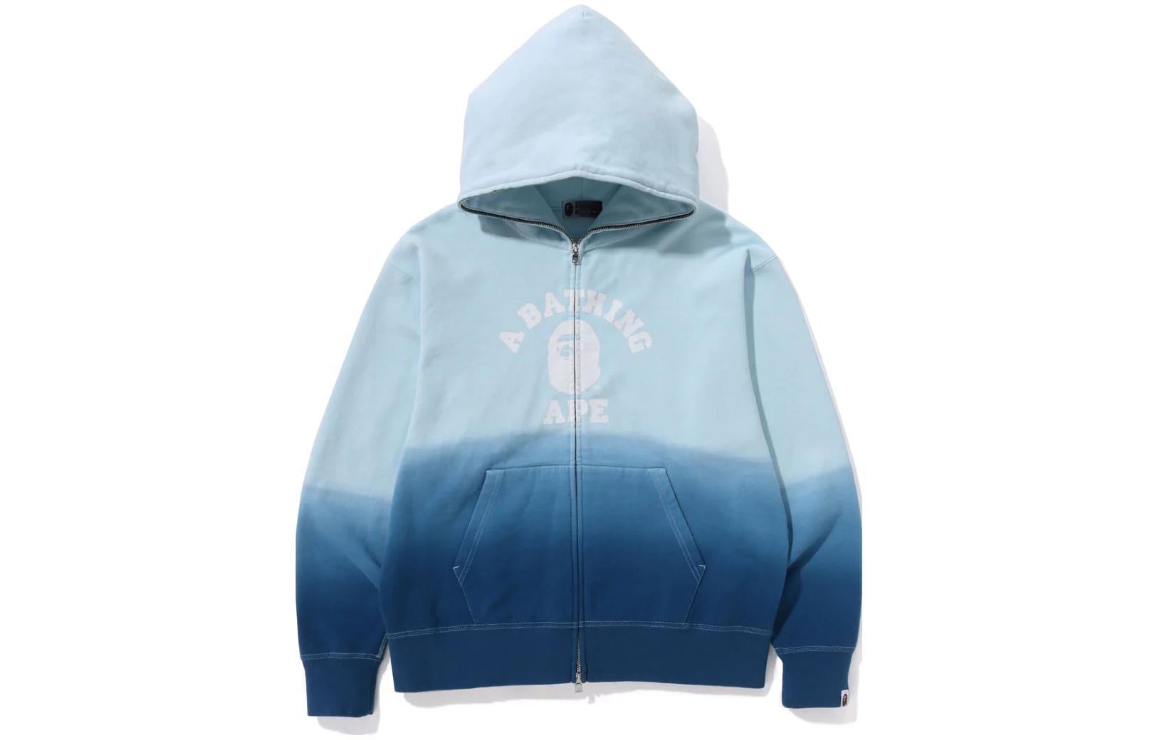 BAPE SS23 LEGACY Gradient Full-Zip Hoodie Jacket with Ape Print for Men. 1J30-115-004 圖 4