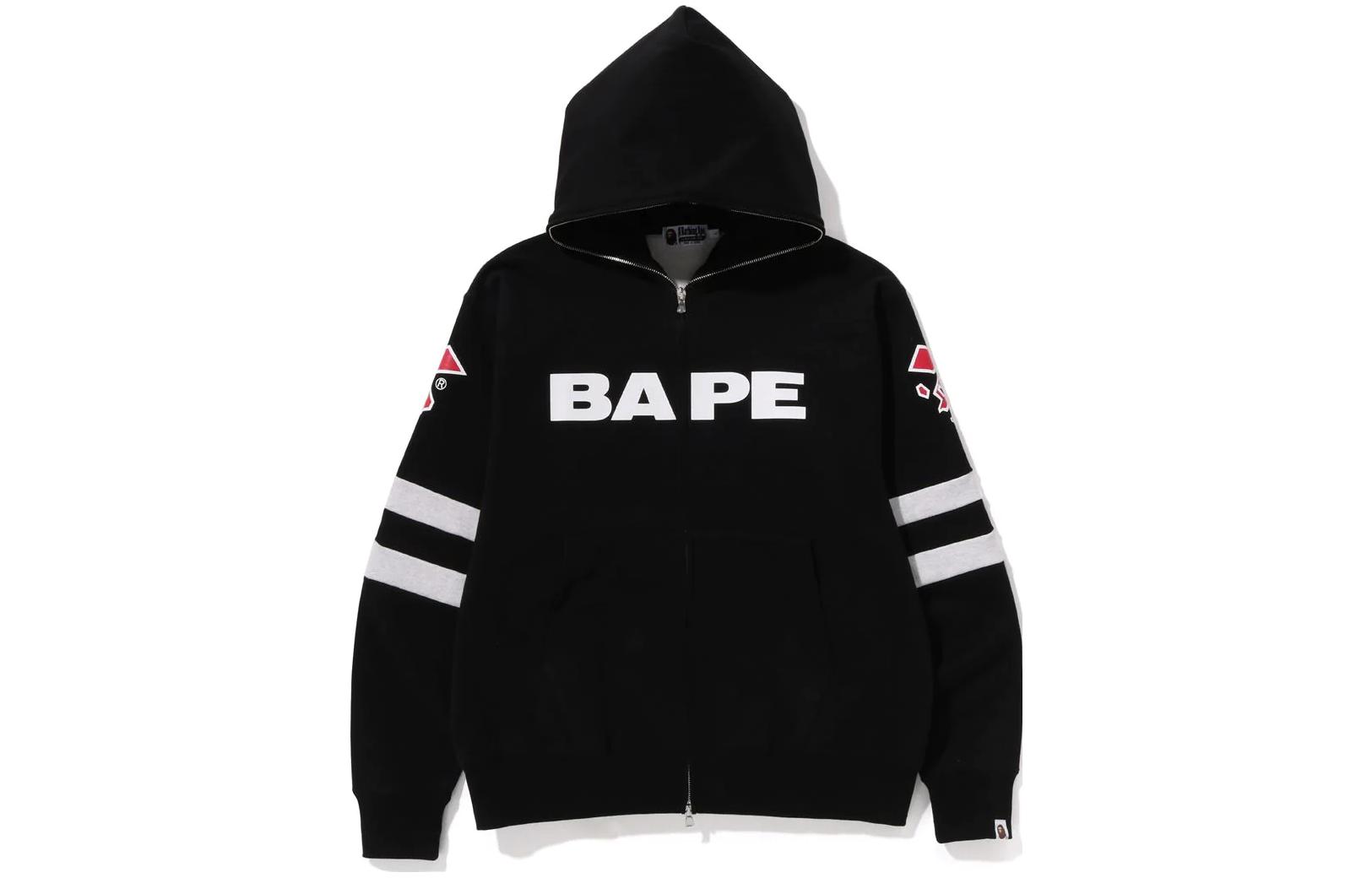 BAPE SS23 LEGACY Letter Print Hoodie Jacket Long Sleeve 1J30-115-002