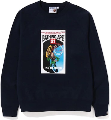 BAPE SS23 LEGACY 復古標誌印花長袖圓領衛衣 1J30-113-001 Buy BAPE SS23 LEGACY 復古標誌印花長袖圓領衛衣 1J30-113-001