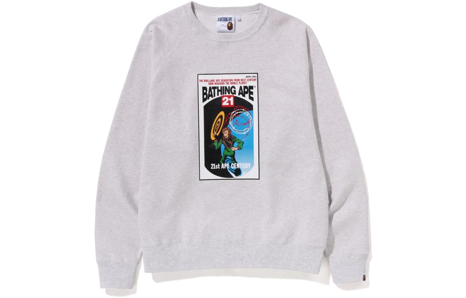 Order BAPE SS23 LEGACY 復古標誌印花長袖圓領衛衣 1J30-113-001