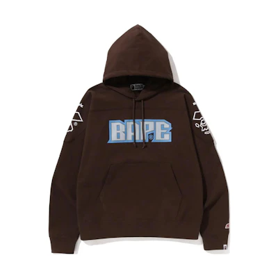 BAPE SS23 Letter Print Drawstring Hoodie 1J30-114-009