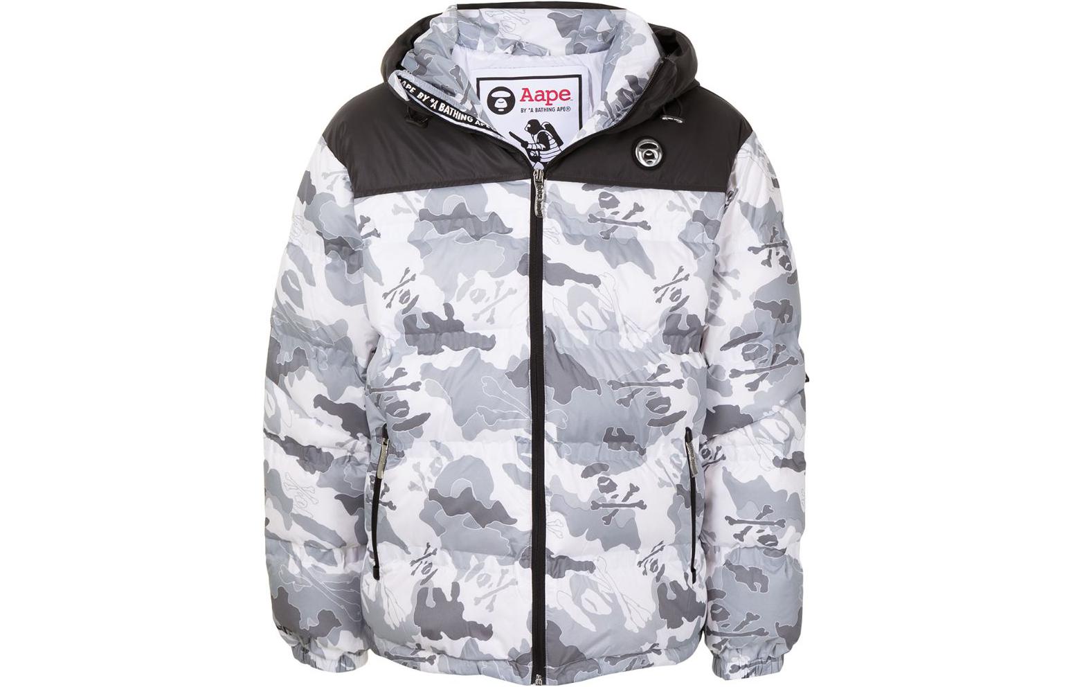 BAPE SS23 Loose Fit Camouflage Hooded Jacket Grey () ADN7378XXF