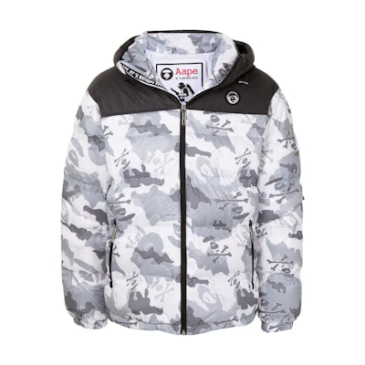 BAPE SS23 Loose Fit Camouflage Hooded Jacket Grey () ADN7378XXF