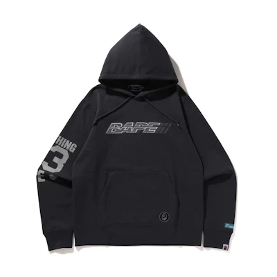 BAPE SS23 Pullover Hoodie Letter Print Long Sleeve Sweatshirt 1J30-114-003
