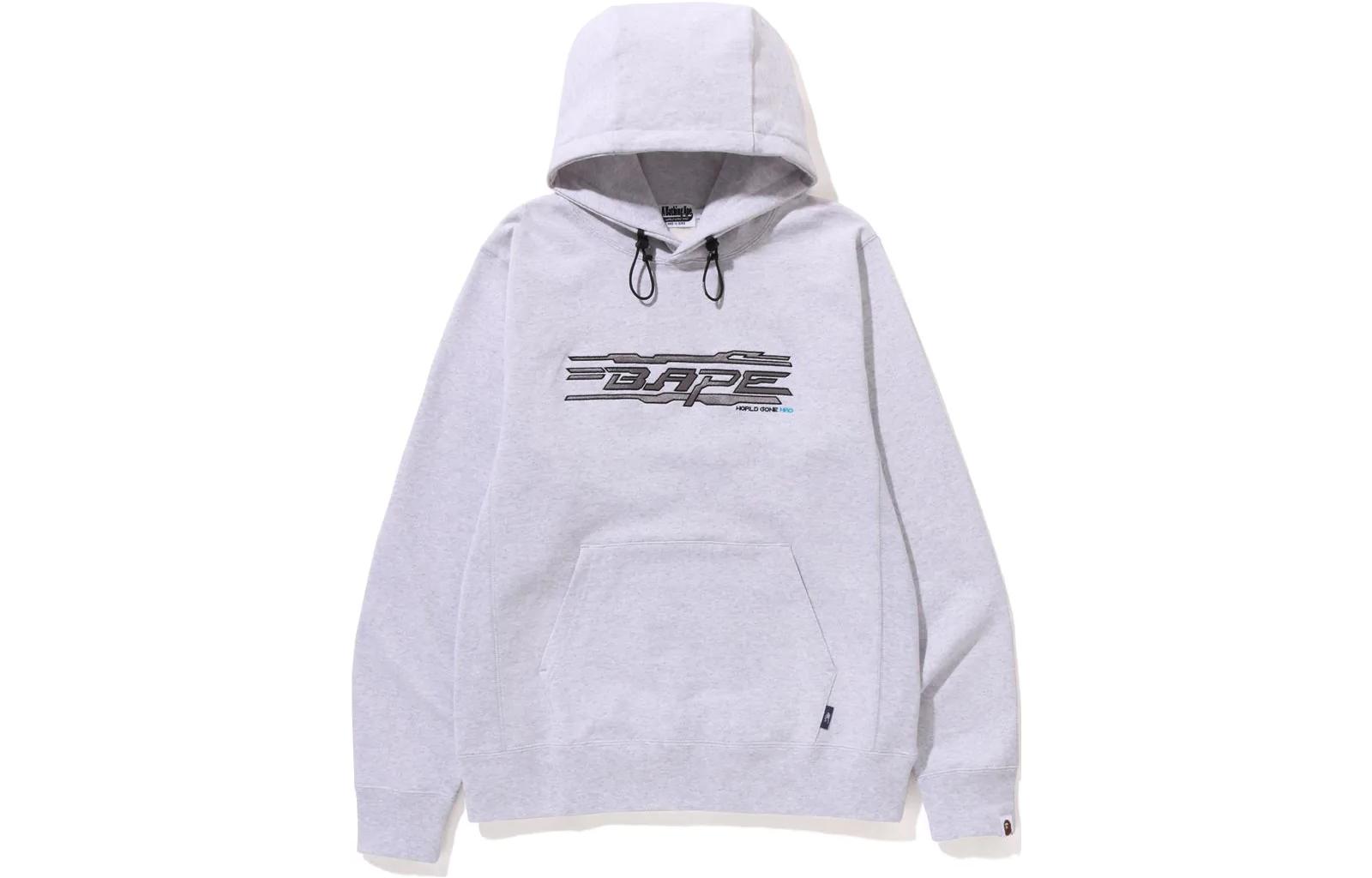 BAPE SS23 Solid Color Logo Embroidered Pullover Hoodie 1J30-114-006 圖 4