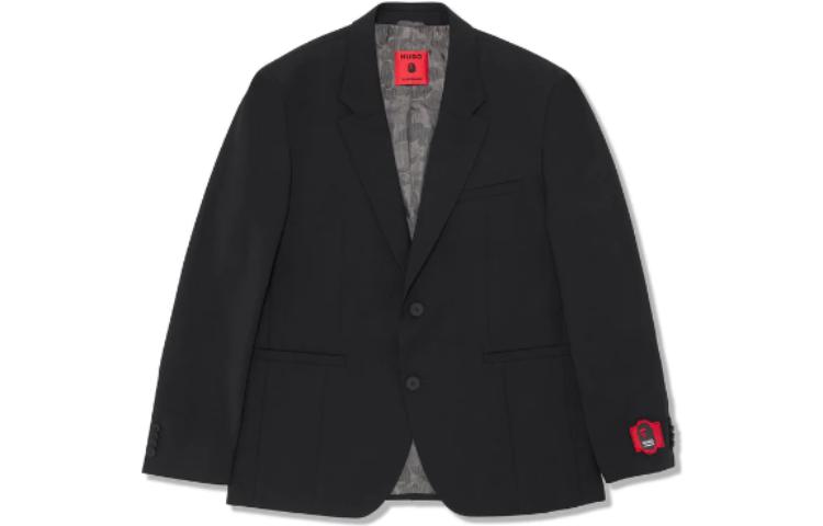 BAPE SS23 Solid V-Neck Long Sleeve Jacket Black 7I23-142-902