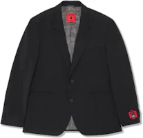 BAPE SS23 Solid V-Neck Long Sleeve Jacket Black 7I23-142-902 BAPE SS23 Solid V-Neck Long Sleeve Jacket Black 7I23-142-902