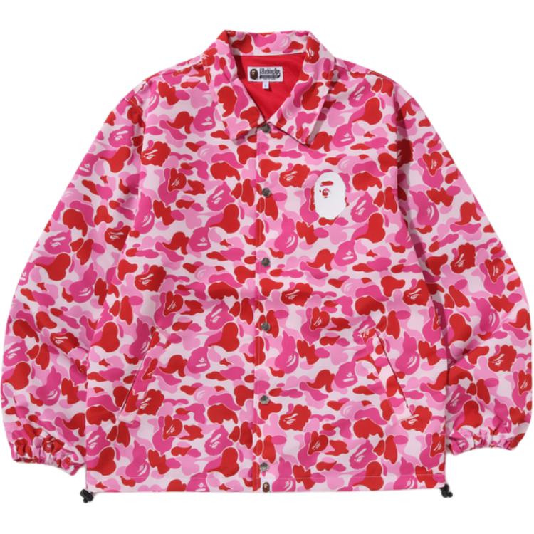 BAPE SS25 ABC Camo Relaxed Fit Jacket with Ape Head Print for Men 0ZXLJM010401O