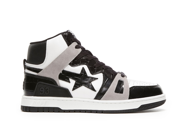 Buy BAPE Sta 93 HI 'Hitam Kelabu Terang' 001FWG701035X
