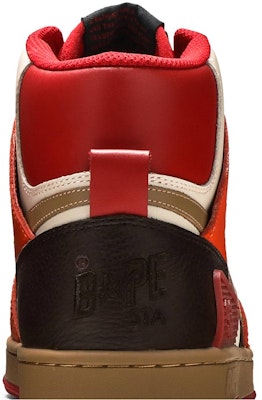 베이프 스타 93 하이 '레드 오렌지 라이트 샌드' 001FWG701034X Sizing 베이프 스타 93 하이 '레드 오렌지 라이트 샌드' 001FWG701034X