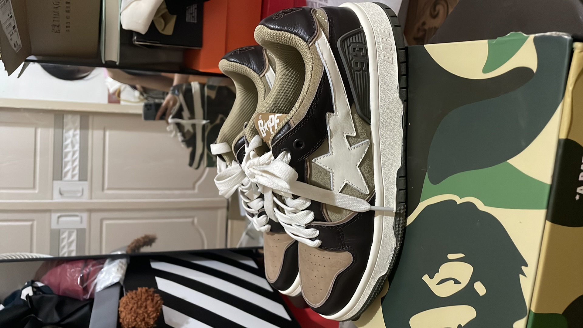 BAPE Sta 'Low White Camo'
